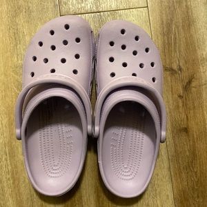 Purple Crocs